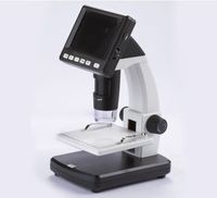 Vividia Stand-Alone 3.5-inch LCD Digital Microscope with 500x Magnification and 5MP Resolution
