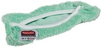 Rubbermaid Commercial FGQ85600GR00 HYGEN Quick-Connect Flexible Microfiber Mop Cover, Dust and Dirt, 8-inch, Green