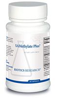 Biotics Research SAMethylate Plus® – SAMe, Anti-Aging, Mood and Sleep Support, Brain Health, Antioxidant, Folate as 5-MTHF Methylcobalamin, VitB6, L-Methionine, Choline bitartrate,Trimethylglycine 60C