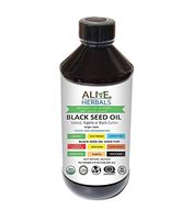 Alive Herbals Black Seed Oil Organic Cold Pressed - 100% Raw Unfiltered, No Preservatives & Artificial Color. (4 OZ) BPA Food Grade Plastic Bottle