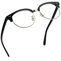 LifeArt Customized Prescription Glasses, Blue Light Blocking Glasses, Anti Eyestrain, Computer Reading Glasses, Gaming/TV Glasses for Women and Men, Anti UV, Anti Glare (Black, 2.50 Magnification)