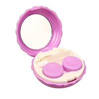 Sinfu 1PC Storage Box Contact Lens Travel Kit Case Pocket Size Container (Purple)