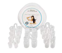 Snore Stopper Snoring Solution Devices, Anti Snoring Snore Stopper Nasal Dilators Reduction Device, Anti Snoring Chin Strap with Nose Vents Plugs, Stop Snoring Aids Devices Solution