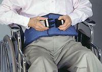 DSS SkiL-Care Resident-Release Soft Wheelchair Belt (Wheelchair Belt with Snap-Together Closure)