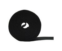 Rip-Tie 1/2 x 10 ft. Wrap Strap Black Roll W-10-1RL-BK