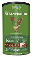 Biochem 100% Vegan Plant Protein - Vanilla Flavor - 11.4 oz - Easily Digestible - KETO-Friendly - Amino Acid - Cranberry - Hemp Seed - Pea Protein - Supports Healthy Immune System - Refreshing