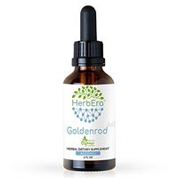 Goldenrod A60 Alcohol Herbal Extract Tincture, Organic Goldenrod (Solidago spp.) Dried Herb (2 fl oz)