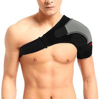 Shoulder Brace, Adjustable Shoulder Support with Pressure Pad for Injury Prevention, Sprain,Soreness,Tendinitis, and Bursitis (Left)