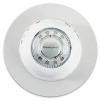 Honeywell CT87N1001/E1 The Round Non-Programmable Manual Thermostat, Large, White