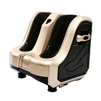 Foot Massager - Electromagnetic Foot Circulation Massager - Electric Heat Shiatsu Kneading Rolling Massage - Help Improves Blood Circulation and Relieves Pains - for Home Office,Gold