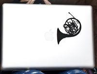 French Horn - Apple Macbook Laptop Decal