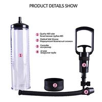 2019 UP Penis Vacuum Pump XL with Durable Sleeve for Powerful Tight Suction Penis Enlargement Pump with Clear Cylinder Marker Quick Air Release Valve Safe Pumping 9 Inch Measurement