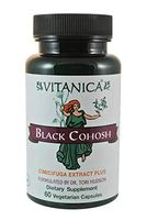 Vitanica Black Cohosh, Cimicifuga Extract Plus, Vegan, 60 Capsules