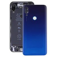 JUNXI Phone case Phone Cover Battery Back Cover for Xiaomi Redmi 7(Twilight Blue) (Color : Twilight Blue)