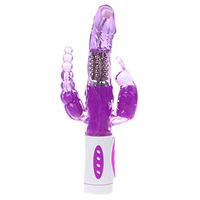 Waterproof Thrusting Multispeed Massager Wireless Silicone Material for Neck Back Shoulder, Sports Recovery(Purple)