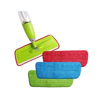 3Pcs/Set Fiber Spray Mop Head Floor Cleaning Cloth Paste The Mop Replace Cloth Household Cleaning Mops Accessories