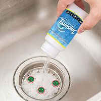 MAMaiuh Powerful Sink and Drain Cleaner, Magic Bubble Bombs Fast Foaming Pipe Cleaner Deodorant Chemical Powder Dredge Agent for Kitchen Toilet Pipeline Dredging Quick Cleaning, 100g