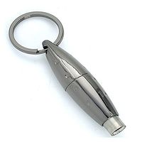 ShowJade Twisted Cigar Punch Cutter - Key Chain (Gunmetal/Black)