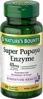 Nature's Bounty Super Papaya Enzyme, Promotes Food Breakdown, Digestive Health, 90 Mint Tablets
