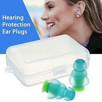 Earplugs Noise Cancelling Hearing Protection Reusable Silicone Ear Plugs for Sleeping Especially Light to Wear Reduce Snoring Noises Alarm Remains Audible