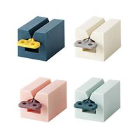 RAYNAG 4 Pack Toothpaste Squeezer Tube Squeezing Roller Stand-up Tube Rolling Dispenser Squeezing Aids Tool for Bathroom Cabinet Counter