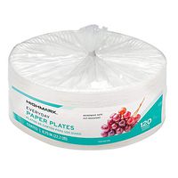 Office Depot Heavy-Duty 8 3/4in. White Paper Plates, Pack Of 120, 11575