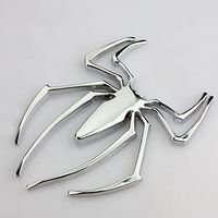 ETbotu 3D Metal Car Decals Auto Unique Spider Man Vehicle Tail Fender Car Stickers