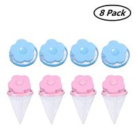 Washing Machine Floating Lint,Laoyel Hair Filter Net Pouch - Washer Hair Catcher for Household Tool (8 Pack)