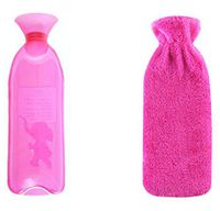 Safe PVC Hot Water Bottle with Cover Keep Warm for Adult Or Child 1.0 Litre(Anti-scalding #01)