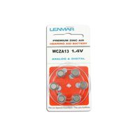 Lenmar WCZA13 ZA13 Zinc-Air Hearing Aid Battery