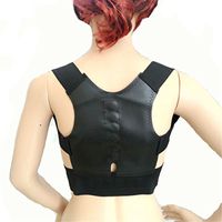ECYC Comfort Posture Corrector and Back Support Brace, Back Pain Relief for Men Women and Children,Black