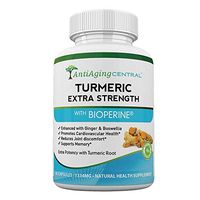 Extra Strength Turmeric with Ginger Glucosamine, Chondroitin, Turmeric, MSM, Boswellia, Quercetin, Methionine and Bromelain– 60 Caps for Joint Pain Relief
