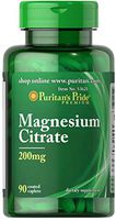 Puritan's Pride Magnesium Citrate 200mg - 90 Tablets