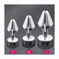 Smooth Surface Stimulating Flirting Prop, Private Toy for Happy Flirting, Small Ańus Plúg Three Colors Random Delivery QINXIAOGAO (Size : S)