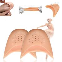 Gel Toe Caps Covers, Ballet Dance Shoe Toe Pads, Breathable Pointe Protector, Soft Athlete Toes Support Sleeve - Calluses Blisters Metatarsal Pain Inserts, Pain Relief Absorber (skin, female(holes))