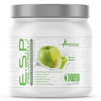Metabolic Nutrition, ESP, Energy and Endurance Stimulating Pre Workout, Pre Intra Workout, High Energy and Mental Focus, Stimulating Workout Supplement, Green Apple, 300 Grams (90 Servings)