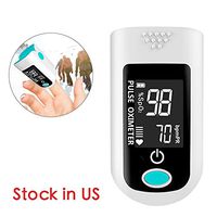 Pulse Oximeter, Fingertip Blood Oxygen Saturation Monitor with Batteries & Lanyard, Pulse PR Heart Rate Monitors and Spo2 Reading Oxygen Meter.