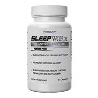 Superior Labs Sleep Worx - Sleeping Pills - 100% NonGMO Safe from Additives, Stearates, Gluten and Other Allergens – Supports Emotional Balance and Productive Restful Sleep - 60 Vegetable Caps