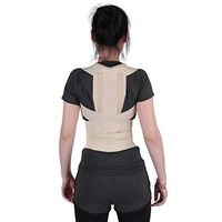 Yesbaby 4Sizes Men Women Posture Correction Waist Shoulder Chest Back Support Corrector Belt (Size : S)