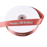 Kylin Express 2CM Wide Happy Birthday Decorative Riband Wrapping Ribbons Gift Wrapping Ribbons, 24