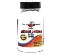 Natural Vitamin E Complex 400IU / Non-Oily * 200 Capsules 100% Natural - by EarhNaturalSupplements