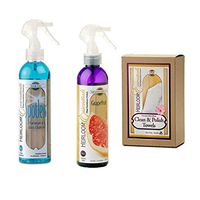 Heirloom Essentials Two-Step Furniture Cleaner And Polish Combo with Towels (Grapefruit)
