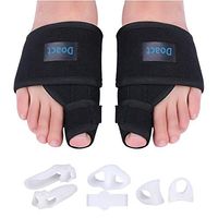 Bunion Corrector, Bunion Toe Straightener Corrector + 3Pair Silicone Gel Toe Separator (1 Pair L)