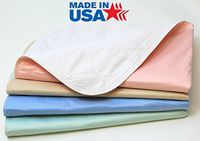 4 Pack - Heavy Weight Soaker 34x36 Waterproof Reusable Incontinence Underpads/Washable Incontinence Bed Pads - Green, Tan, Pink and Blue - Great for Adults, Kids and Pets - 9oz Soaker