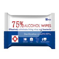 Alcohol Wipes 75% Alcohol Disinfection Wipes for Sanitary Ware, Pet House, Household Appliances(100Pcs)
