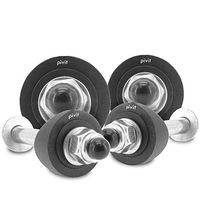 Pivit Folding Mechanism Replacement Screws for Rollators | Set of 4 | Shoulder Bolt Set Includes Nuts, Bolts Washers & Curved Washer | Designed to Not Just Replace But Upgrade Your Mobility Aid