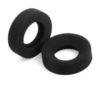 Jesica Replacement Sponge Earphone Pads for SR60/SR80/SR125/225 (Black)
