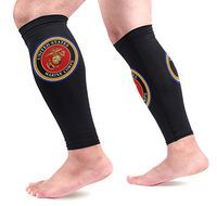 poeticcity USMC US Marines 1 Pair Calf Sleeves Cooling Leg Support Pain Recovery