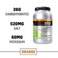Science in Sport Go Electrolyte Energy Drink Powder | Orange Flavor Sports Performance & Endurance Supplement - 3.52 Pound