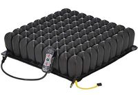 Roho Mid Profile Wheelchair Cushion with Smart Check Pressure Sensor Remote, 16 x 16 - Adjustable Pressure Relief Air Seat - Conforms to Body Shape and Weight - with Pump, Cover, Repair Kit